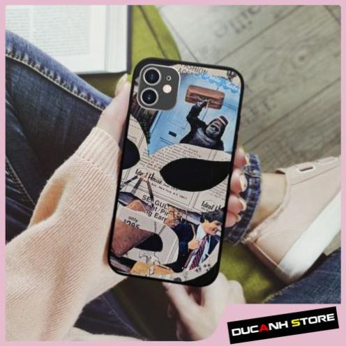 Ốp lưng iphone hình El Gorila Loco Case Xé Giấy Cổ Điể đen  cho các dòng SAMSUNG PAP20210930