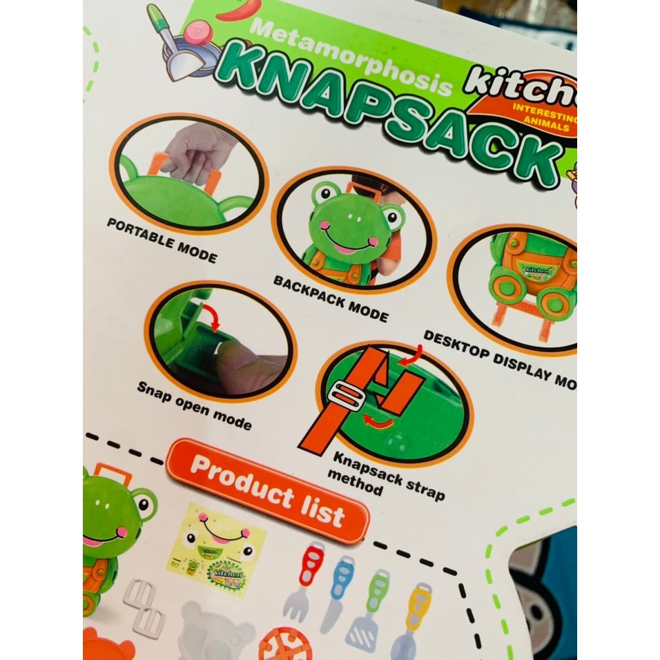Bộ Đồ Chơi Nhà Bếp KNAPSACK