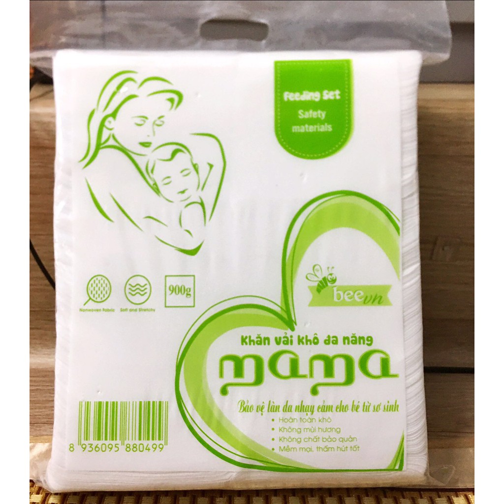 Khăn vải khô đa năng Mama 300-600-900tờ