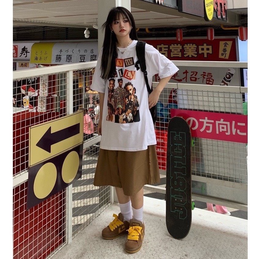 Áo thun, áo phông tay lỡ phom rộng  Unisex HÌNH IN SIÊU ĐẸP - ZADOLA FASHION