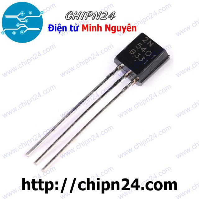 [10 CON] Transistor 2N5401 TO-92 PNP 300mA 100V (N5401 5401)