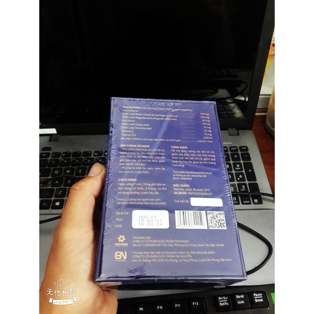 (CHÍNH HÃNG) Viên uống ESTINFO, tăng cường nội tiết tố, giảm lão hóa da, giúp da mịn màng tươi sáng