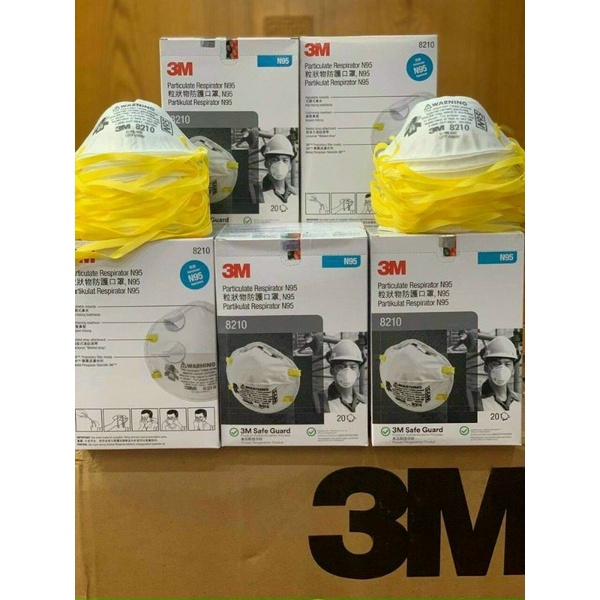 Khẩu trang 3M 8210 tiêu chuẩn N95 (1 cái)