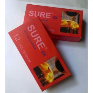Bao cao su sure đỏ hộp 12chiếc