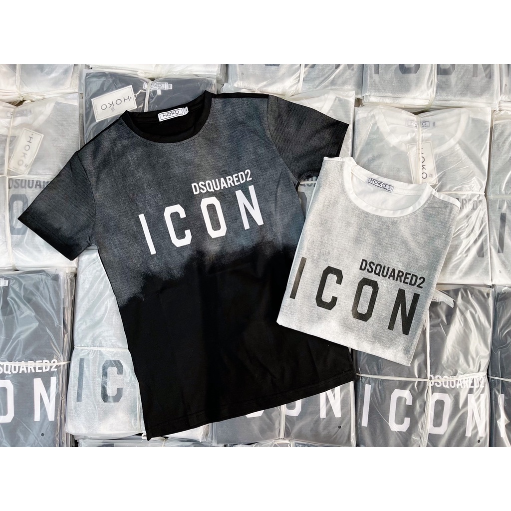 Áo thun nam, Áo thun cổ tròn cotton co dãn in loang cực chất -NEWSTYLE
