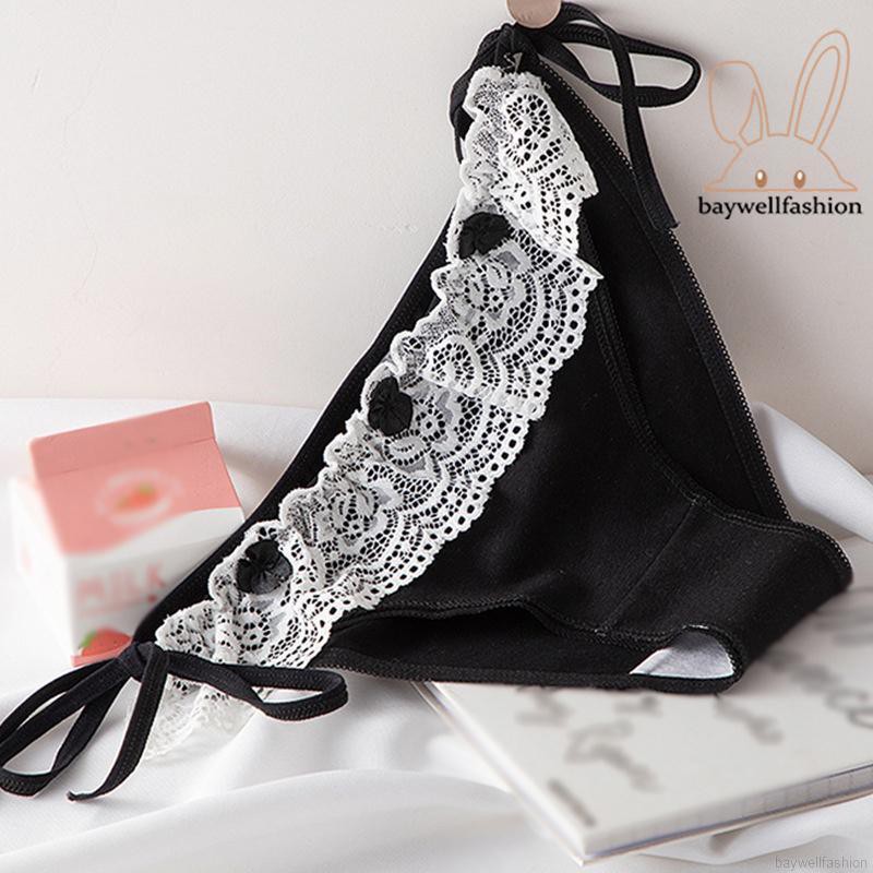 Quần Lót Cotton Lưng Thấp Thắt Dây Cho Nữ | BigBuy360 - bigbuy360.vn