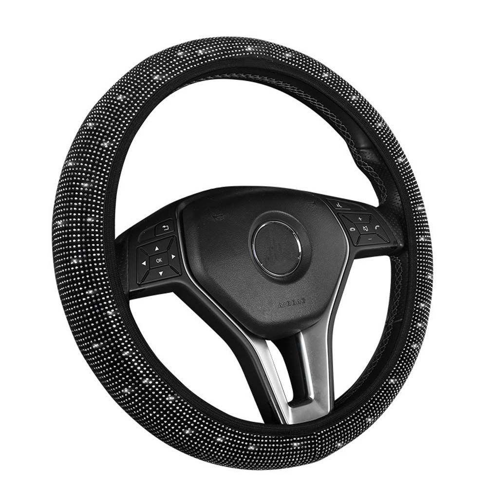 Vỏ Bọc Vô Lăng Xe Hơi Chất Flannel Chống Trượt Hợp Thời Trang|Ốp Điện Thoại Màu Đen Sang Trọng Cho Iphone|Vỏ Bọc Vô Lăng Xe Hơi Thoáng Khí Chất Lượng