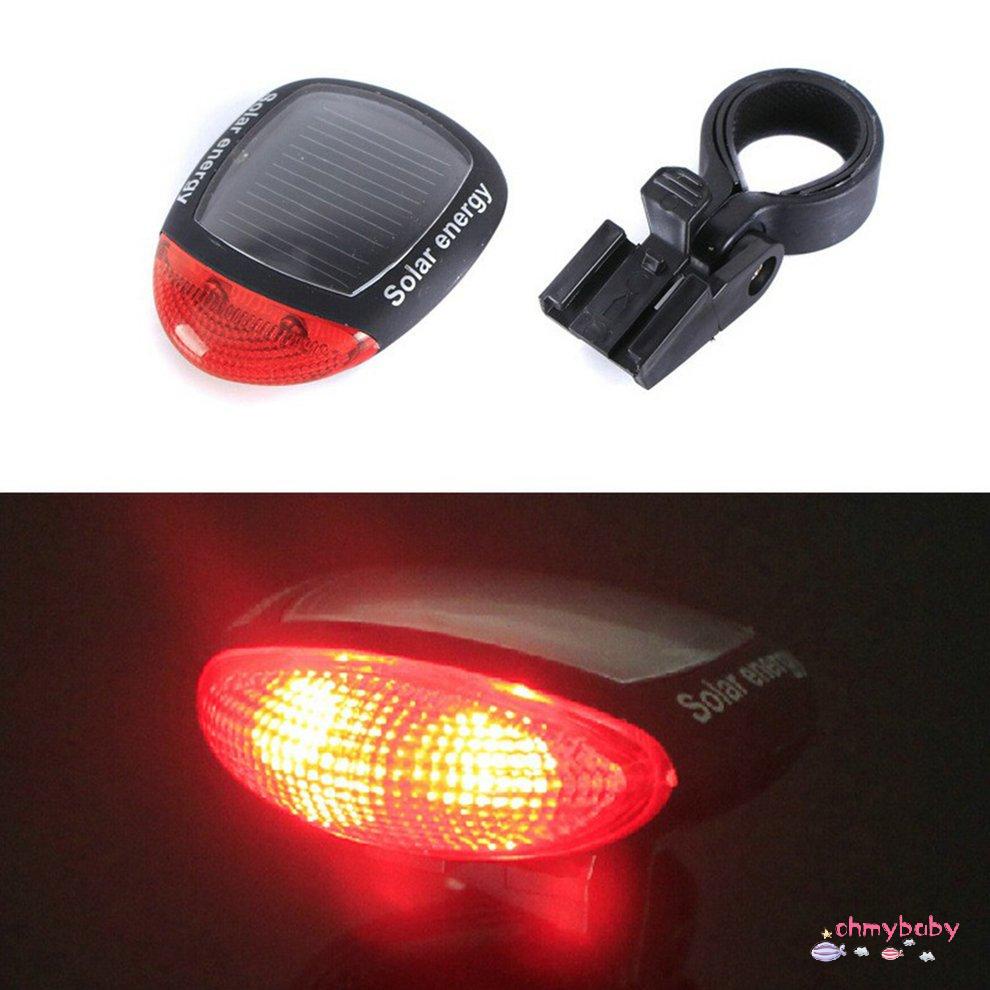 Đèn LED phía sau được hỗ trợ năng lượng mặt trời Đèn hậu nhấp nháy Đèn xe đạp An toàn [8/2]