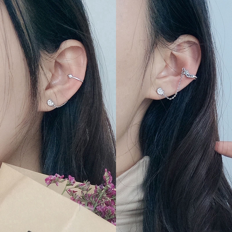 Khuyên Tai Hình Trăng Sao Thời Trang Nữ Tính