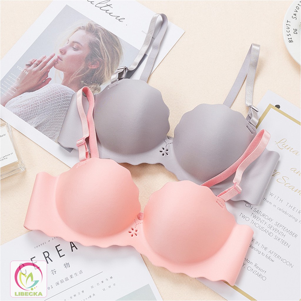 Áo lót nữ đẹp dễ thương su đúc bàn tay không gọng nâng ngực tạo khe Sexy gợi cảm hàng cao cấp LIBECKA AL29