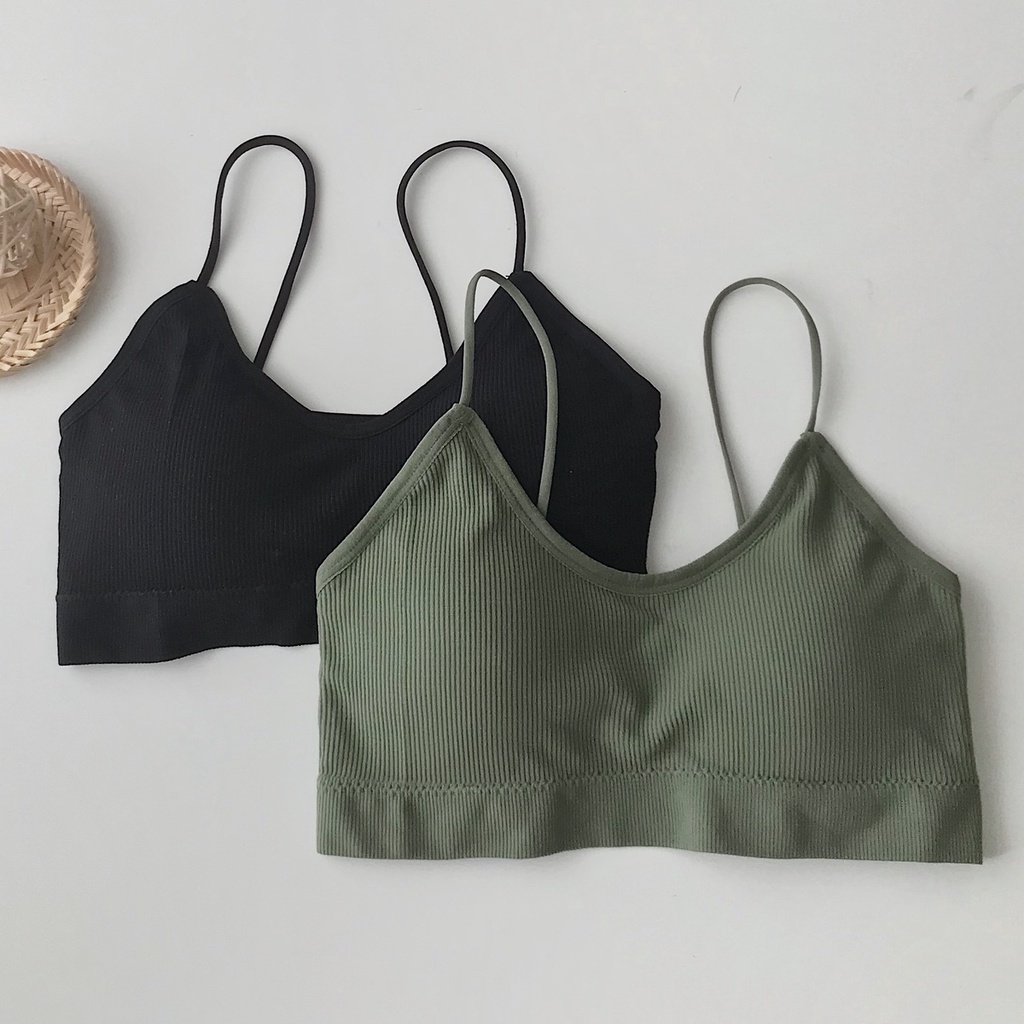 Áo Bra Nữ Xinh JEM CLOSET Chất Thun Gân Co Giãn Nhiều Màu Phối Đồ Mặc Đi Chơi Biển Siêu Sexy TELOS 10337