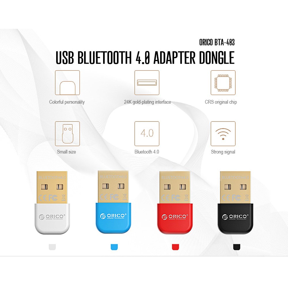 Thiết bị thu USB BLUETOOTH 5.0 , 4.0 ORICO BTA 508 ,BTA-403 - Phân phối chính hãng - Bảo hành 12 tháng