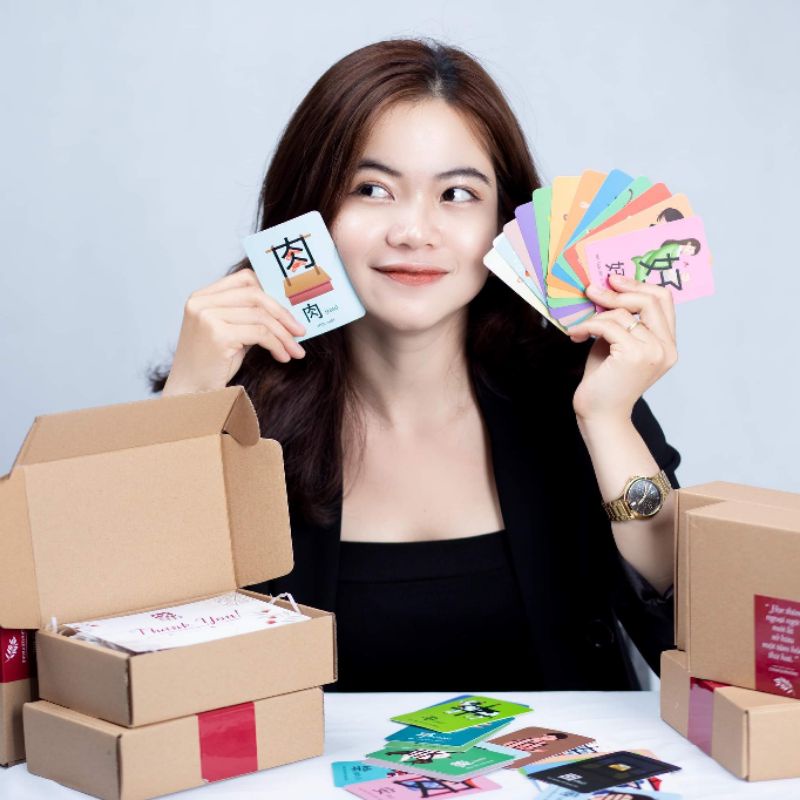 Thẻ flashcards học từ vựng tiếng Trung có audio và phân tích hình ảnh bộ thủ tiếng Trung
