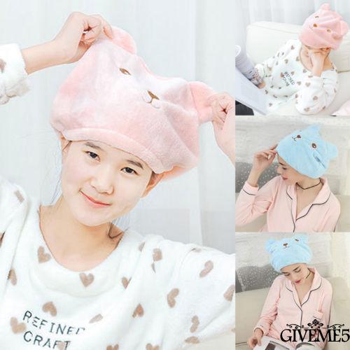 Khăn trùm đầu giúp làm khô tóc tạo kiểu tiện dụng chất lượng cao