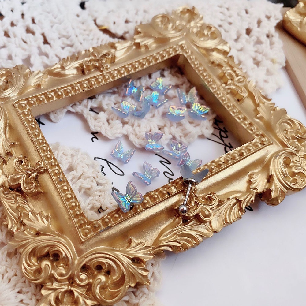 1 Khuyên Kẹp Vành Tai Hình Bướm Nhiều Màu Thời Trang Cho Nữ