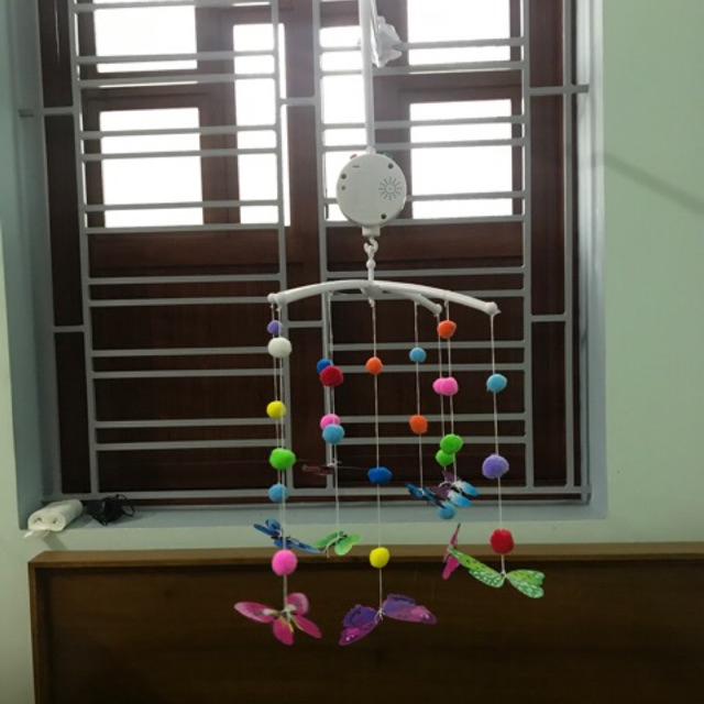 Trọn bộ treo nôi ( bộ bướm, thanh x, thanh J, hộp nhạc)