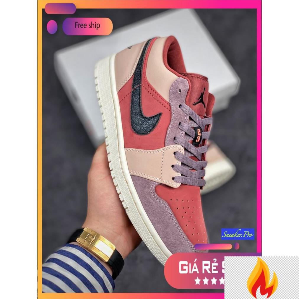 (FULL BOX + SALE) Giày thể thao Air Jordan 1 Low C.anyon Rust (W) thấp cổ siêu đẹp dành cho nam và nữ -JG*()