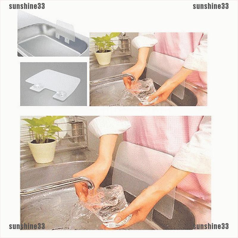 Tấm Nhựa Gắn Bồn Rửa Chén Chống Văng Nước Tiện Dụng
