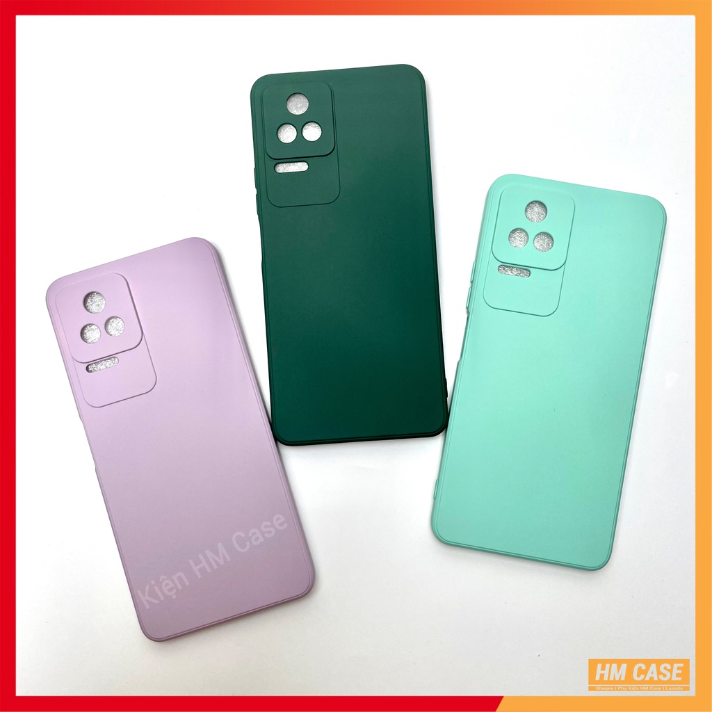 Ốp lưng Xiaomi Redmi K50 / K40S / K50 Gaming / K50 Pro / Poco F4 / Poco F4 GT, Mặt lưng mềm mịn chống bẩn, Viền vuông