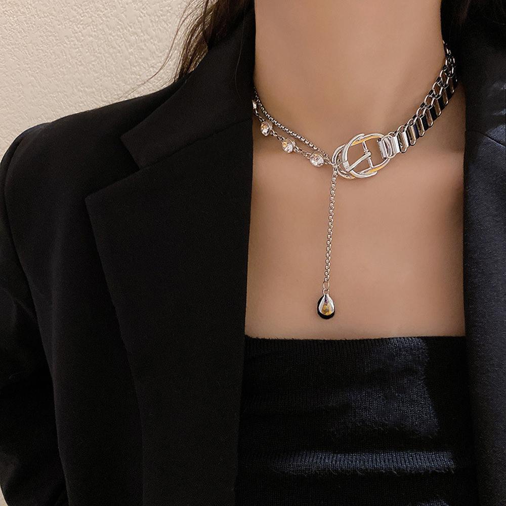 Dây Chuyền Nhiều Lớp Phối Tua Rua Thời Trang Cho Nữ|Dây Chuyền Dài Choker