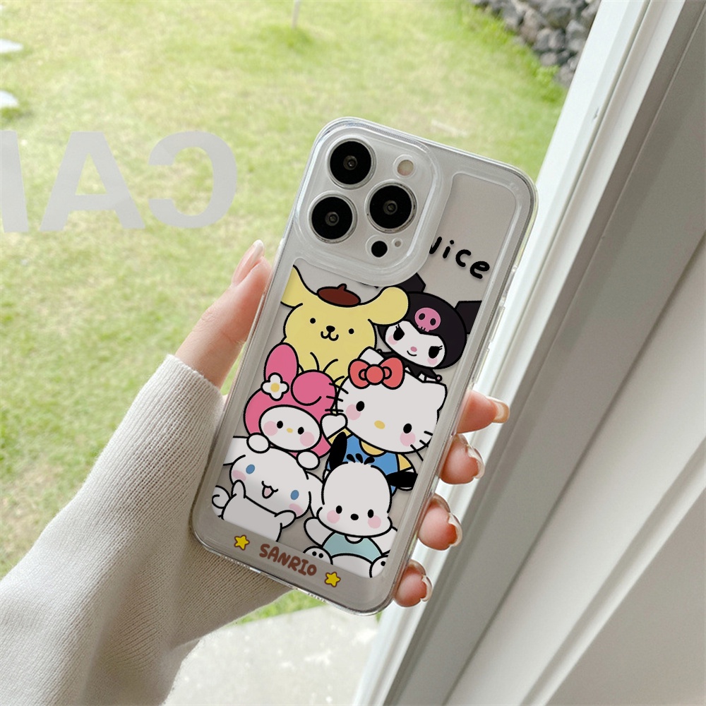 SANRIO Ốp Điện Thoại Chống Sốc Họa Tiết Hello Kitty Cho iPhone 11 13 12 X XS Pro Max xr 12 13 Mini xr