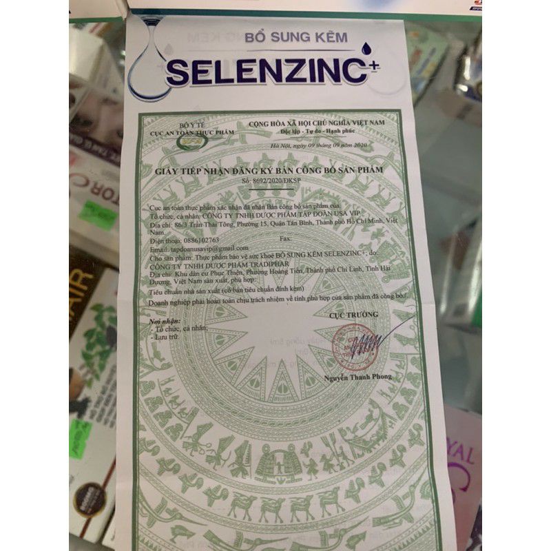 Kẽm ống SelenZinc+ hỗ trợ tiêu hóa giúp ăn ngon tăng đè kháng