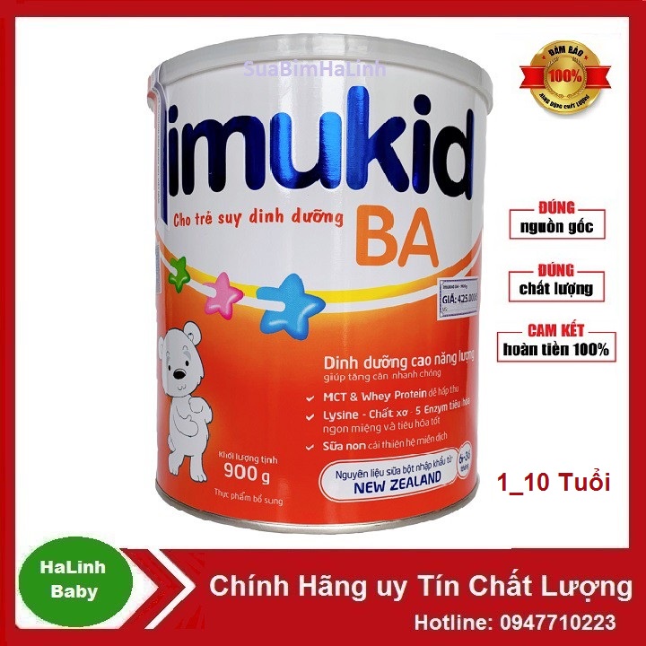 Sũa imukid BA hộp 900g (Date 2023)