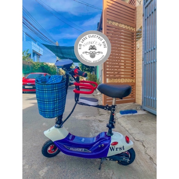 XE ĐIỆN MINI E- SCOOTER bánh xe 8 inch gấp gọn