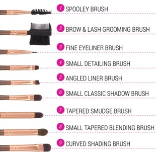BỘ CỌ BH COSMETICS ROSE GOLD.