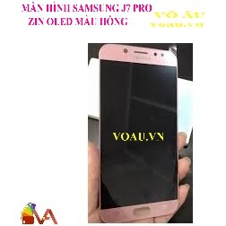 MÀN HÌNH SAMSUNG J7 PRO ZIN OLED MÀU HỒNG