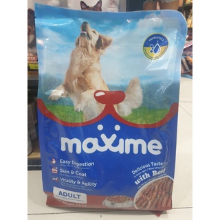 Maxime adult with beef - Thức ăn cho chó trưởng thành Maxime vị bò gói 400g