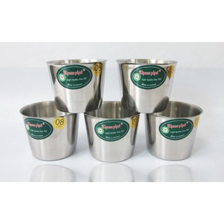 Cốc, ly inox 1 lớp làm đá, bánh, caramen