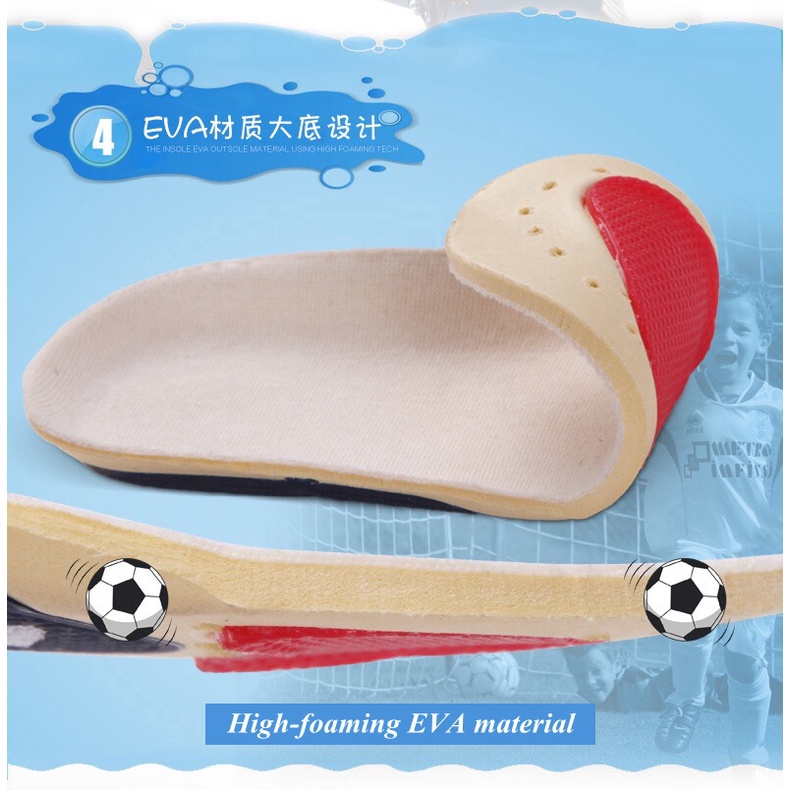 1 Cặp Miếng Lót Giày Hỗ Trợ Chăm Sóc Bàn Chân Cho Trẻ Em