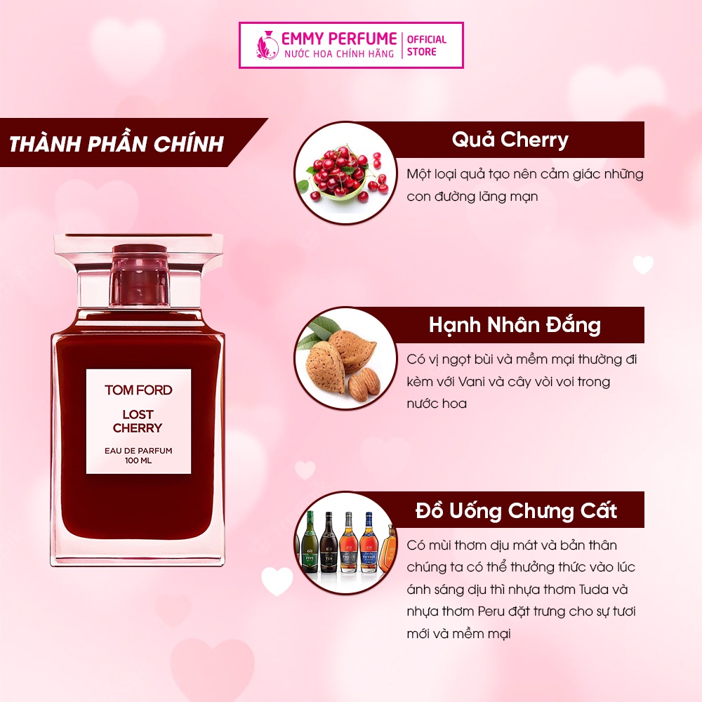 Nước hoa nữ siêu thơm Tom Ford Lost Cherry - Lưu hương lâu 8 - 10 giờ . Chính hãng 100% EmmyPer