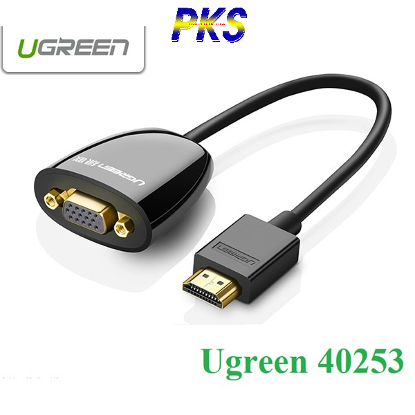 Cáp chuyển HDMI to VGA cao cấp chính hãng Ugreen 40253