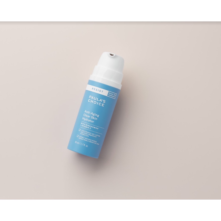 Kem dưỡng ẩm mỏng nhẹ cho da mụn Paula's Choice Resist Anti-Aging Clear Skin Hydrator 10ml/ 50ml [NKCH]