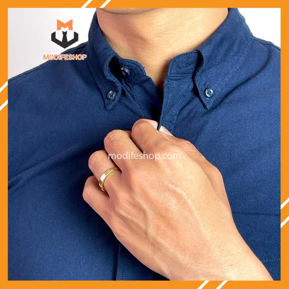 Áo Sơ Mi nam tay ngắn Oxford Slim Fit Shirt  - Modife Shop