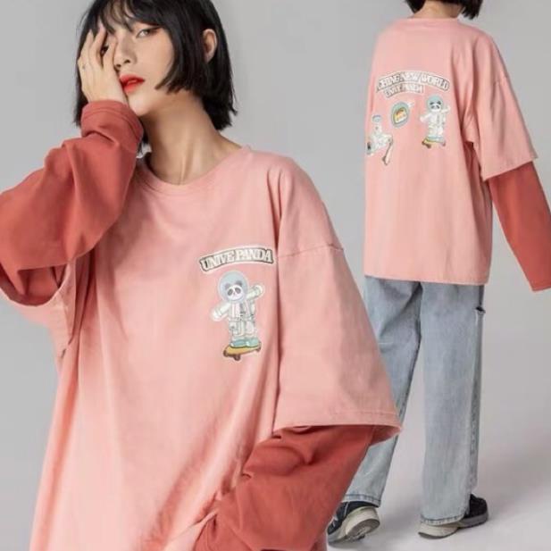 Áo phông nelly dài tay (có sẵn) unive panda *