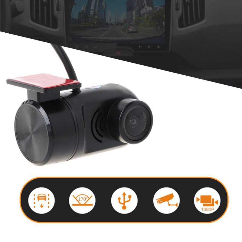 Camera hành trình ô tô HD 170 độ USB DVR Camera lái xe | BigBuy360 - bigbuy360.vn