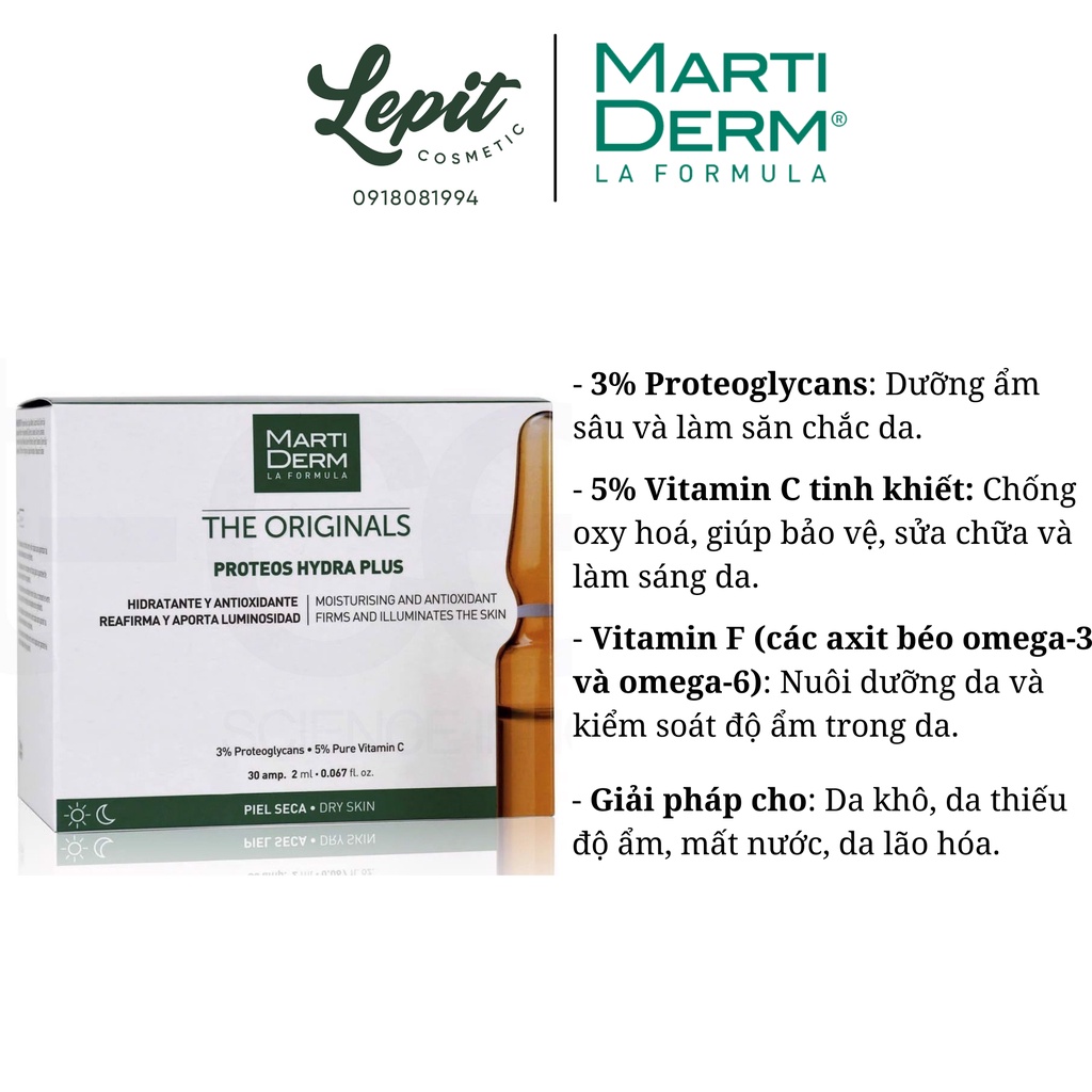 [ Hàng Công Ty ] Tinh Chất Cấp Ẩm Martiderm Hydra Plus