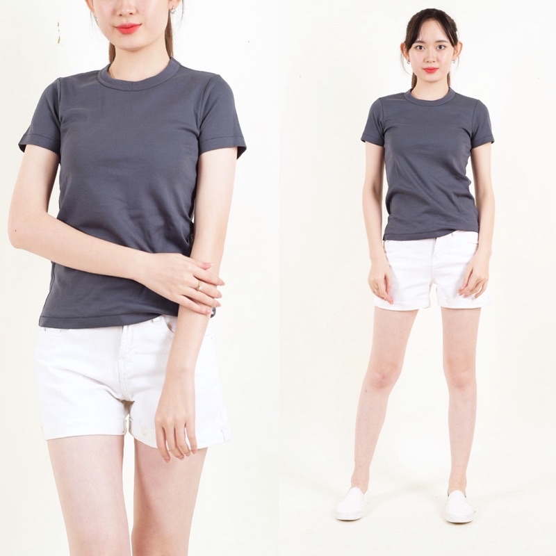 A65 - Áo thun trơn cổ tròn Uni UUU
