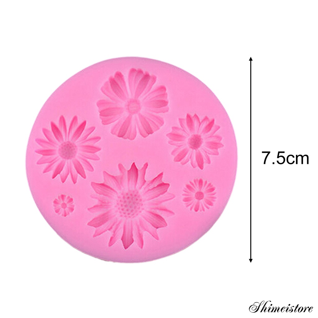 Khuôn Silicone Làm Bánh Hình Hoa Hướng Dương 3D Độc Đáo