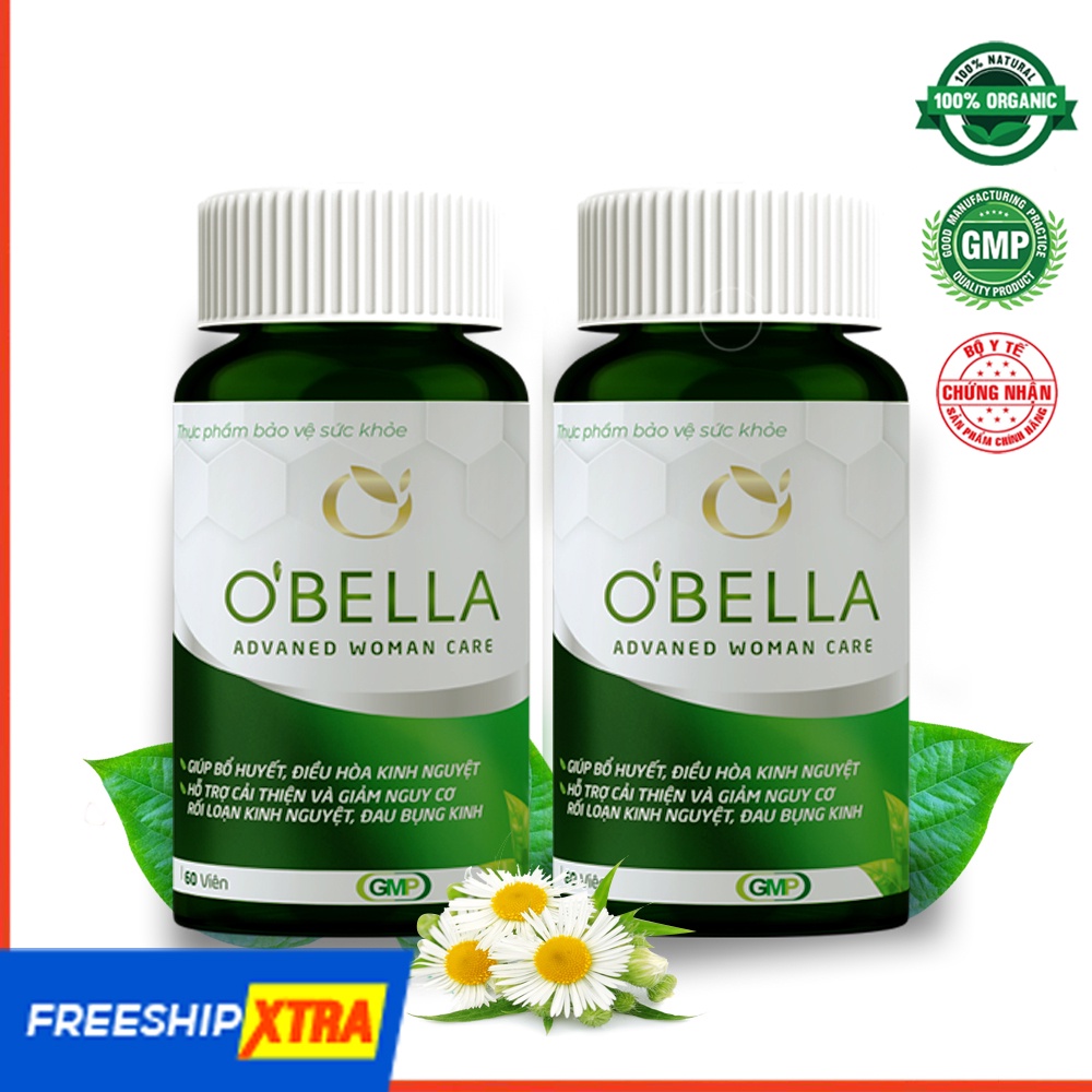 Combo Obella Advance Women Care - Thực phẩm hỗ trợ các vấn đề phụ khoa, điều hòa kinh nguyệt, giảm h
