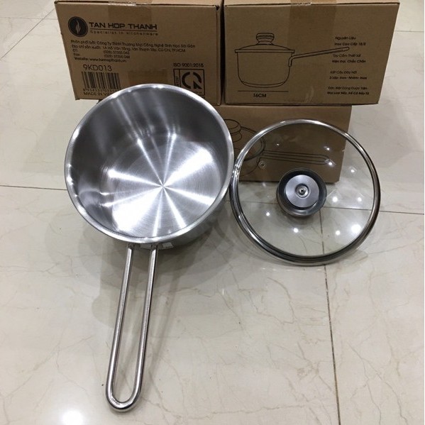 NỒI BỘT INOX 3 ĐÁY CAO CẤP ĐUN TỪ FIVESTAR SIZE 16