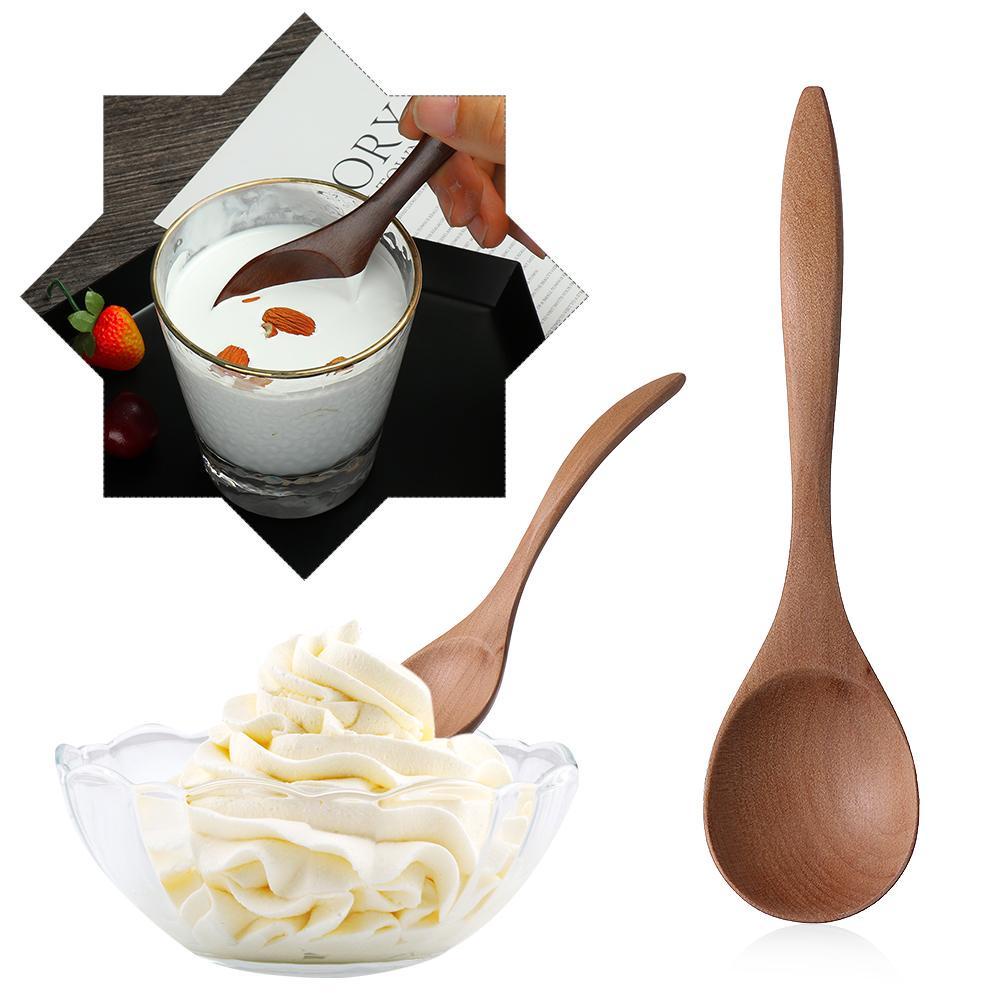 Muỗng Gỗ Ăn Món Tráng Miệng Cho Nhà Bếp