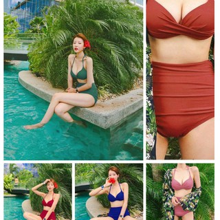 Bộ bơi 2 mảnh cạp cao
