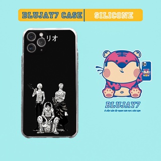 Ốp lưng iphone one piece aesthetic cho iPhone 6 đến iphone13 BLUJOPC005