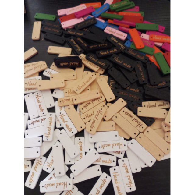 Gói 10 - 50 Tag Gỗ Handmade
