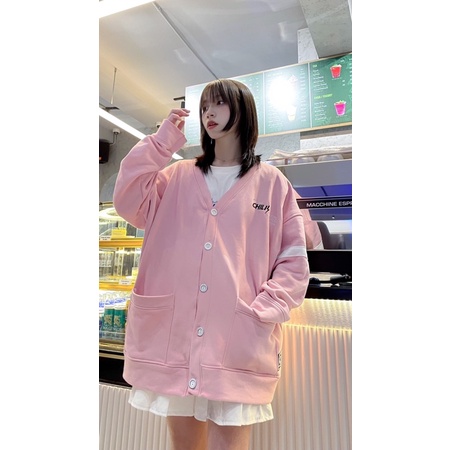 Áo Khoac Cardigan CHILICLUB Hồng-Tím