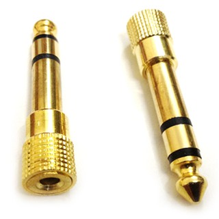 Combo 2 đầu chuyển jack 6.5ly sang lỗ 3.5ly